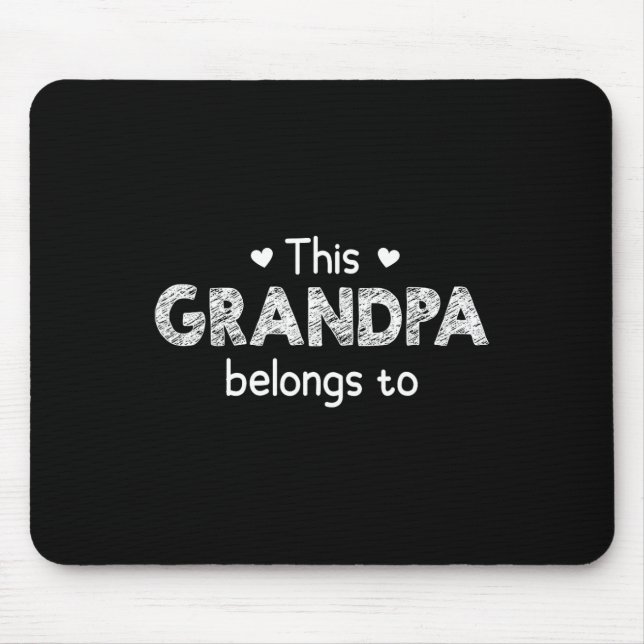 Mousepad Este Avô Pertence A - Com Espaço Personalizável pa (Frente)