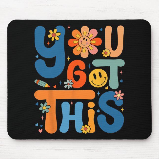 Mousepad Este Dia De Teste Foi Testado Professor Motivacion (Frente)