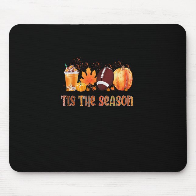 Mousepad Este É O Halloween De Futebol Do Leopard Pumpkin (Frente)