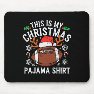 Mousepad Este É O Meu Futebol De Natal Pajama Shirt M