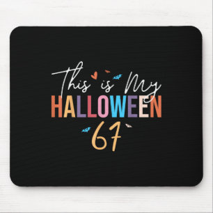 Mousepad Este É o Meu Halloween 67 Divertido Seis Sete Meme