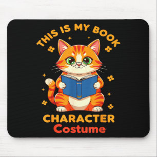 Mousepad Este é um figurino de personagem de livro para gat