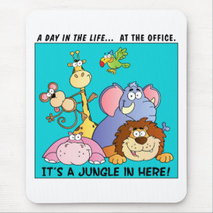 Mousepad Este escritório é uma selva