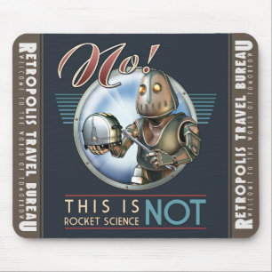 Mousepad Este não é tapete do rato do robô da astronáut