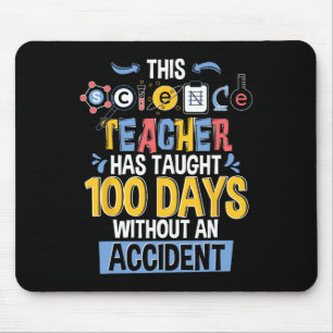 Mousepad Este Professor De Ciência Ensinou 100 Dias De Esco