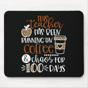 Mousepad Este Professor Está Correndo No Café E No Caos