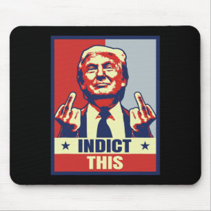 Mousepad Este Trump Pro Presidente Donald Trump Supporter