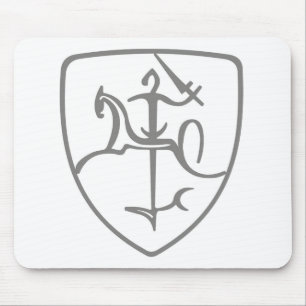 Mousepad Esteira/almofada lituanas do rato de Vytis da