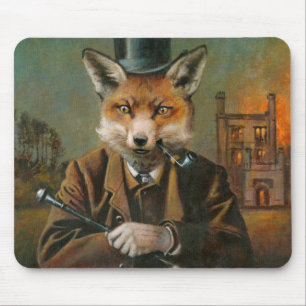 Mousepad Esteira Dapper do rato do Fox do Victorian do