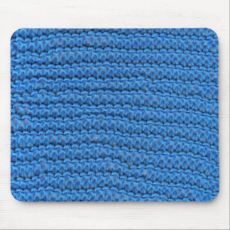 Mousepad esteira de confecção de malhas azul do rato