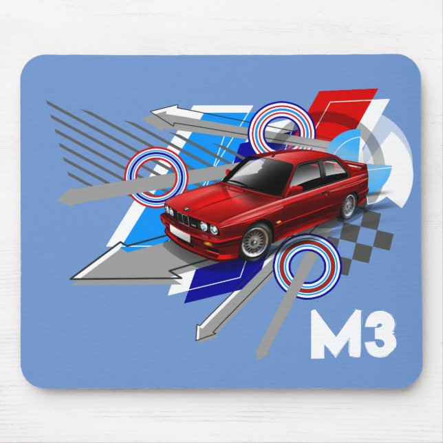 Mousepad Esteira do rato de Beemer E30 M3 (Frente)