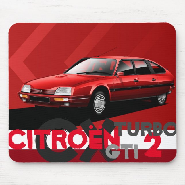 Mousepad Esteira do rato de Citroen CX GTI Turbo 2 (Frente)