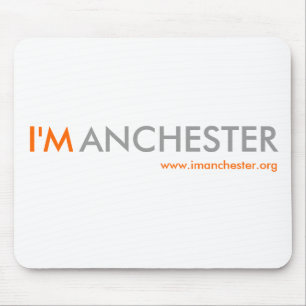 Mousepad Esteira do rato de I'Manchester (branca)