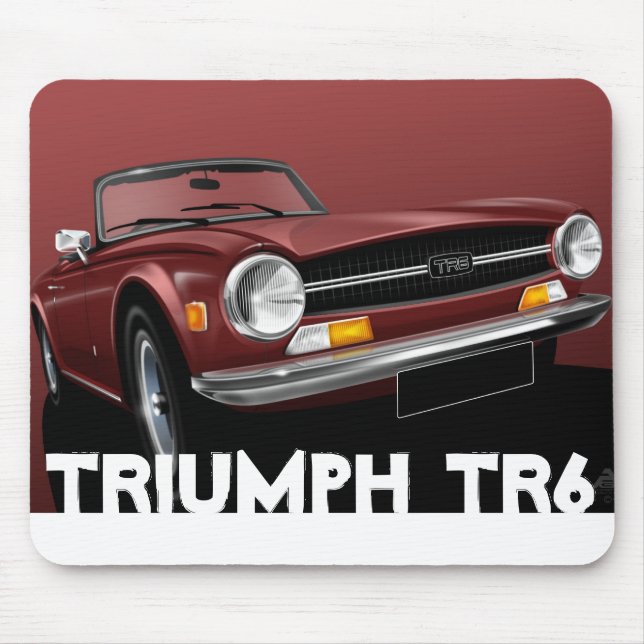 Mousepad Esteira do rato de Triumph TR6 (Frente)