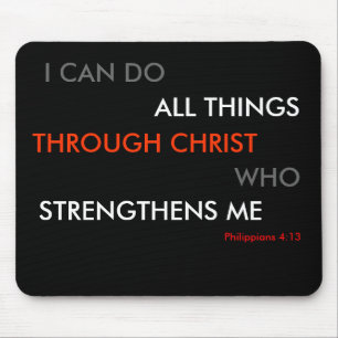 Mousepad Esteira do rato do 4:13 dos Philippians