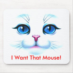 Mousepad Esteira do rato do gato