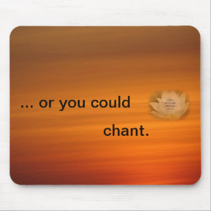 Mousepad Esteira do rato do lembrete Chanting - budista do