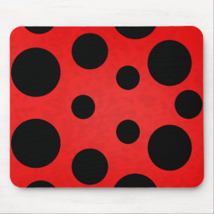 Mousepad Esteira do rato do ponto da joaninha