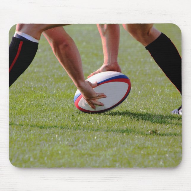 Mousepad esteira do rato do rugby (Frente)