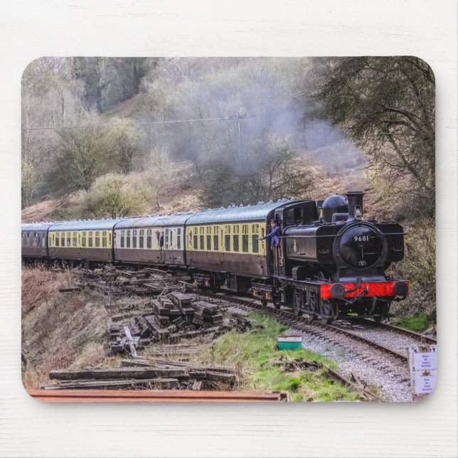 Mousepad Esteira do rato do trem do vapor (Frente)