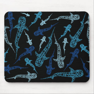 Mousepad Esteira do rato do tubarão de baleia