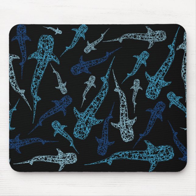 Mousepad Esteira do rato do tubarão de baleia (Frente)