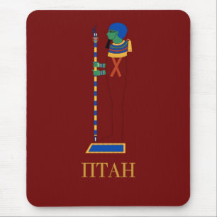 MOUSEPAD ESTEIRA EGÍPCIA DO RATO DO DEUS DE PTAH