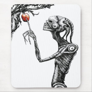 Mousepad Esteira escura do rato do cyborg de Sci fi