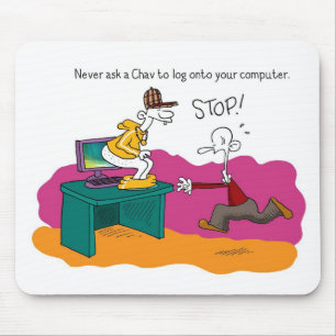 Mousepad Esteira impar do rato de Chav do pelotão