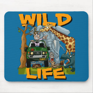 Mousepad Esteira selvagem do rato da vida