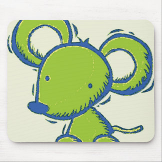 Mousepad Esteira verde do rato
