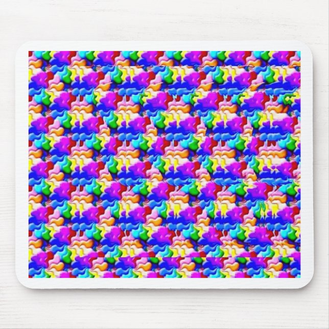 Mousepad estereograma da borboleta da janela (Frente)