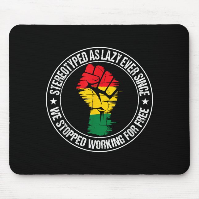 Mousepad Estereotipados como Preguiçosos Desde que Deixamos (Frente)