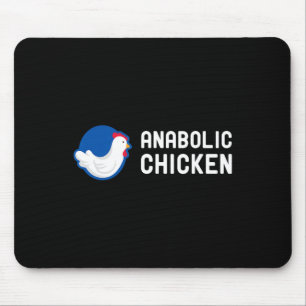 Mousepad Esteróides Anabólicos Frango Academia Fitness Musc