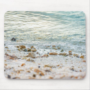 Mousepad Estética Costeira Aconchegante Onda Suave do Mar