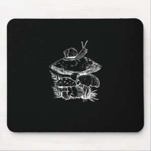 Mousepad Estética Cottagecore Cogumelo Caracol Fungos Gobli
