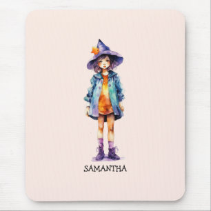 Mousepad Estética do Dia das Bruxas do Pastel Cute