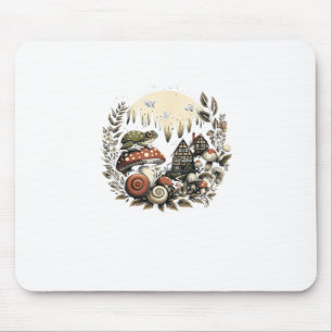 Mousepad Estética Goblincore E Cottagecore Cogumelo Drea