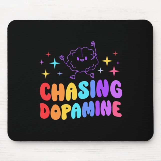 Mousepad Estético Da Saúde Mental Da Dopamina (Frente)