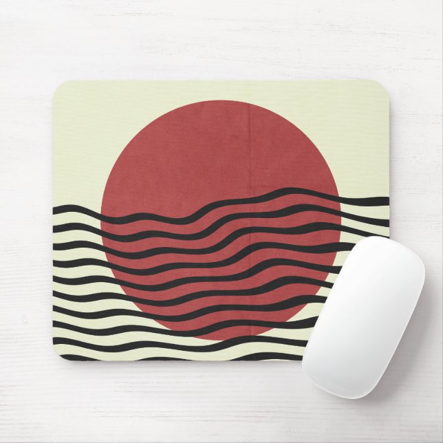 Mousepad Estilo Bauhaus Sunset (Com mouse)