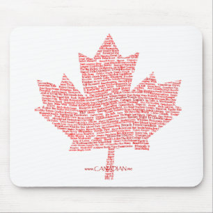 Mousepad Estilo canadense da folha de bordo