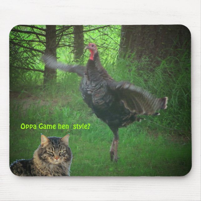 Mousepad Estilo da galinha do jogo de Oppa? (Frente)