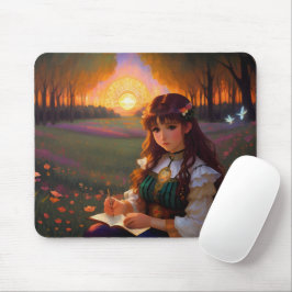 Mousepad Estilo de Animação Triste em Prado, em Prado