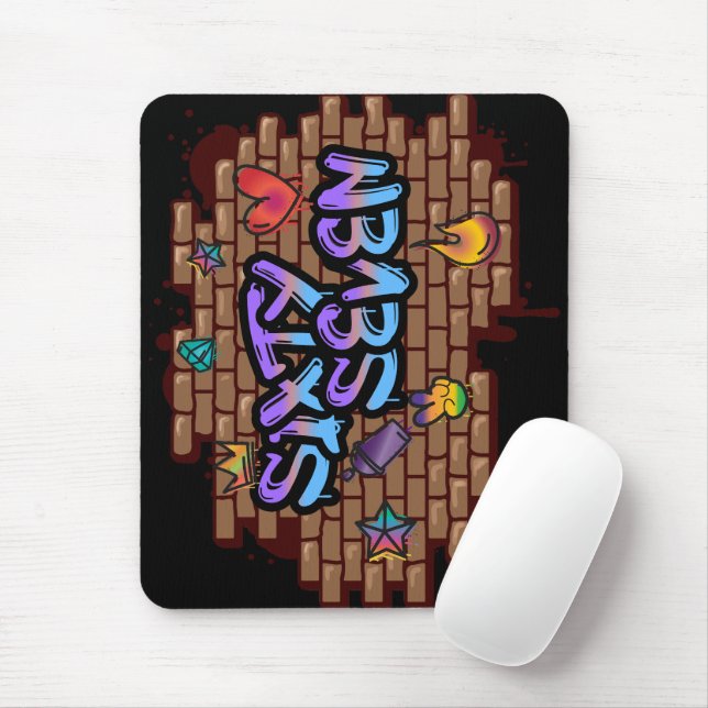 Mousepad Estilo de Grafite 67 (Com mouse)