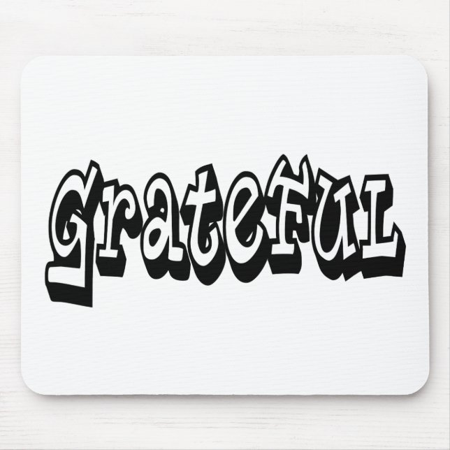 Mousepad Estilo de Grafite de paginação grata (Frente)