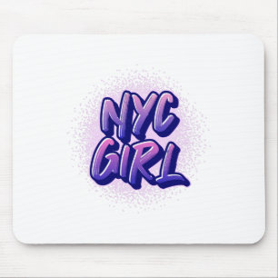 Mousepad Estilo de Grafite de Rapariga NYC