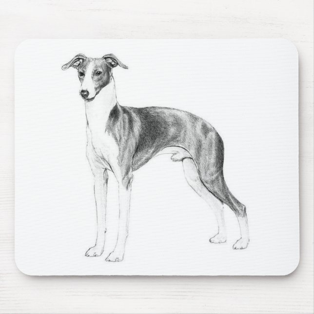 Mousepad Estilo de Greyhound Italiano (Frente)
