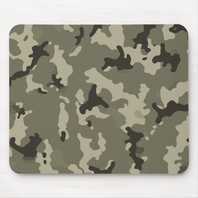 Mousepad Estilo de mesa de escritório para jogos com camufl (Frente)