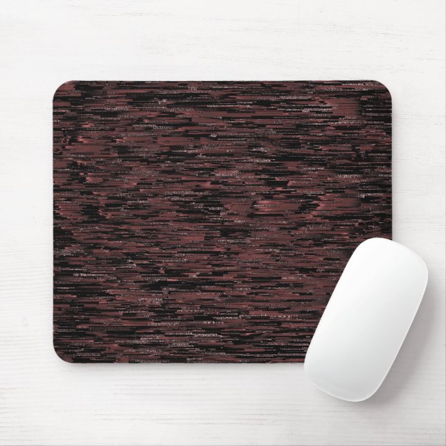 Mousepad Estilo de mosaico borgonha com fundo áspero (Com mouse)
