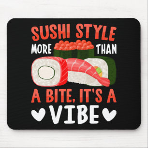 Mousepad Estilo de sushi mais do que uma mordida